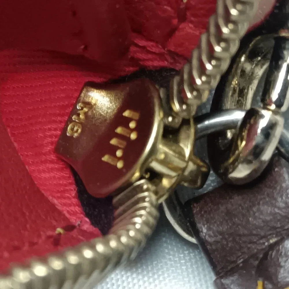 Dooney and Bourke Leather Wristlet Medium Size Red